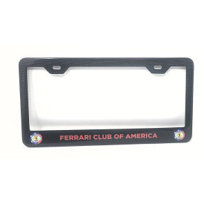 FCA License Plate Frame with Red Text - 2 Holes
