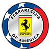 Ferrari Club of America Round Logo: Club colors. Caps 885840