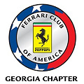 Ferrari Club of America Georgia Chapter Logo: Club colors